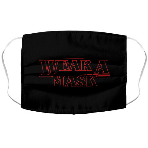 Wear A Mask Stranger Things Parody Accordion Face Mask