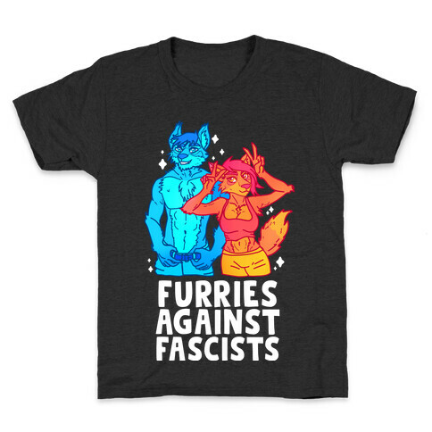 Furries Against Fascists Kids T-Shirt