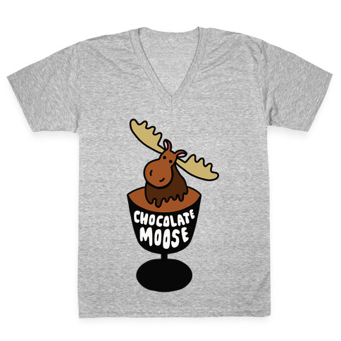Chocolate Moose V-Neck Tee Shirt