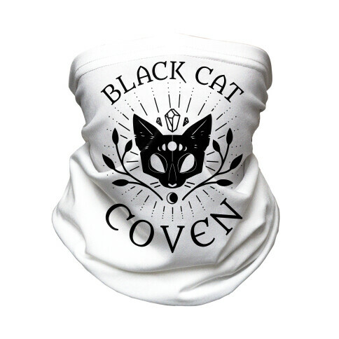 Black Cat Coven Neck Gaiter