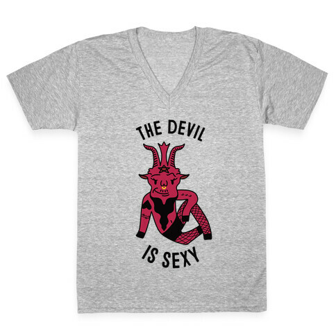 Sexy Devil V-Neck Tee Shirt