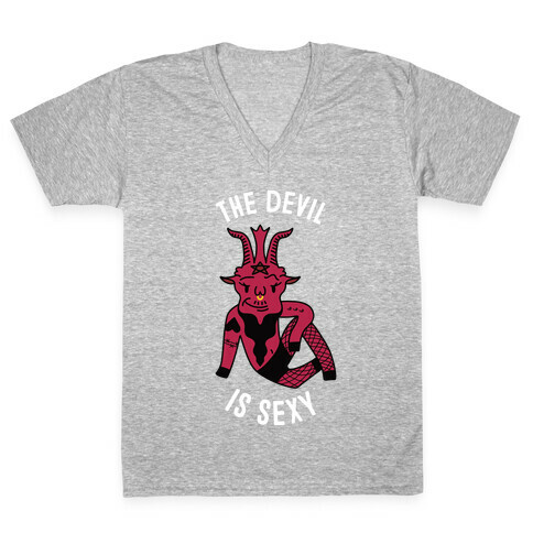 Sexy Devil V-Neck Tee Shirt