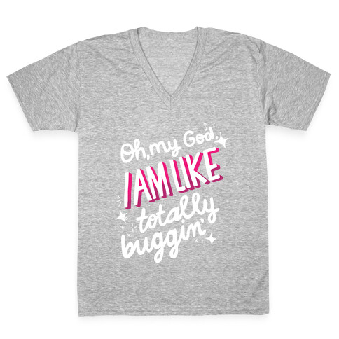 Totes Buggin' V-Neck Tee Shirt