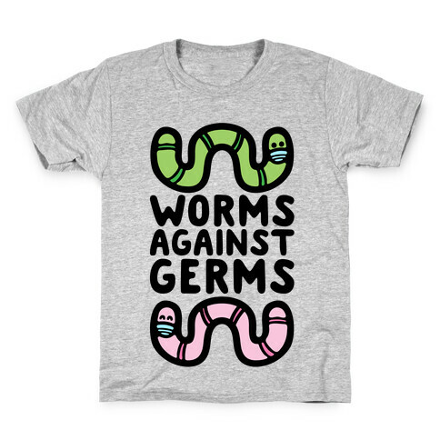 Worms Against Germs Kids T-Shirt