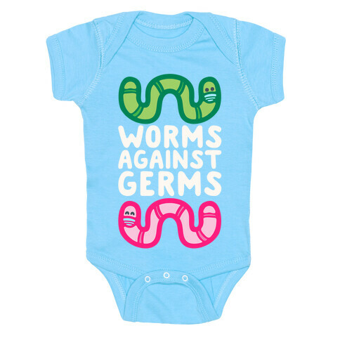 Worms Against Germs Baby One-Piece