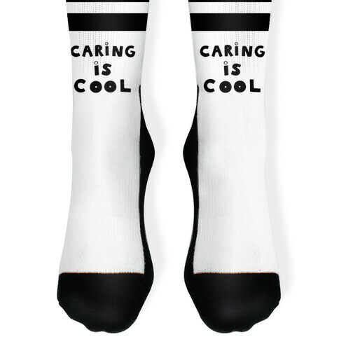 Caring Is Cool Sock