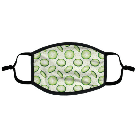 Refreshing Cucumber Pattern Flat Face Mask