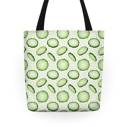 Refreshing Cucumber Pattern Tote