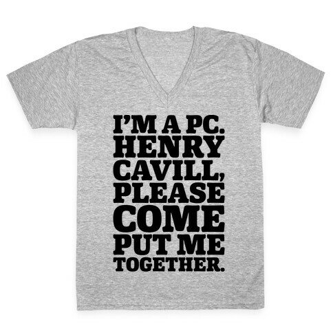 I'm A PC Henry Parody V-Neck Tee Shirt