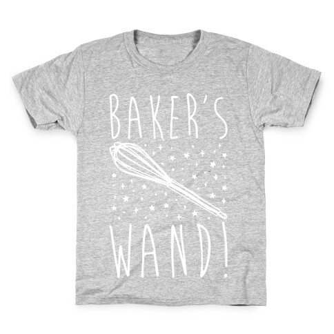 Baker's Wand White Print Kids T-Shirt