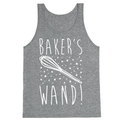 Baker's Wand White Print Tank Top