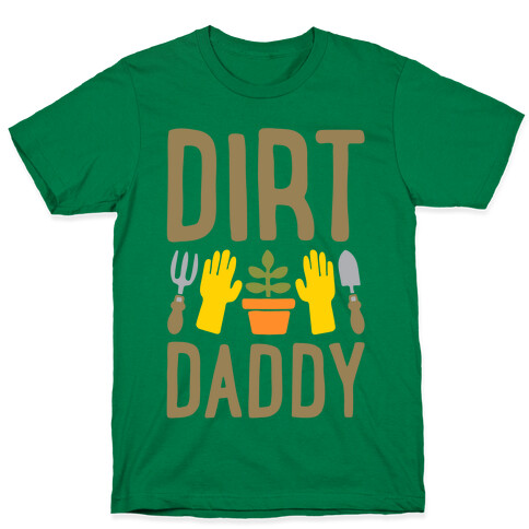 Dirt Daddy White Print T-Shirt