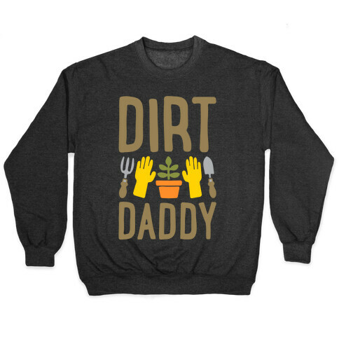 Dirt Daddy White Print Pullover