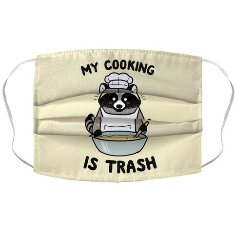 My Cooking Is Trash Accordion Face Mask