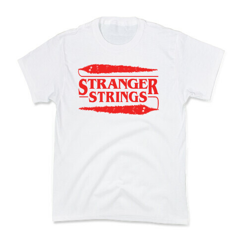 Stranger Strings Kids T-Shirt