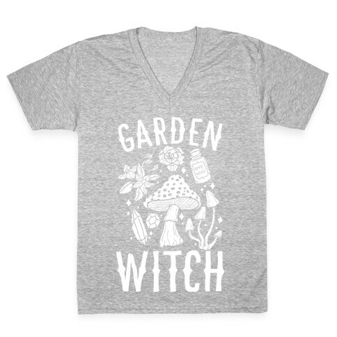 Garden Witch V-Neck Tee Shirt