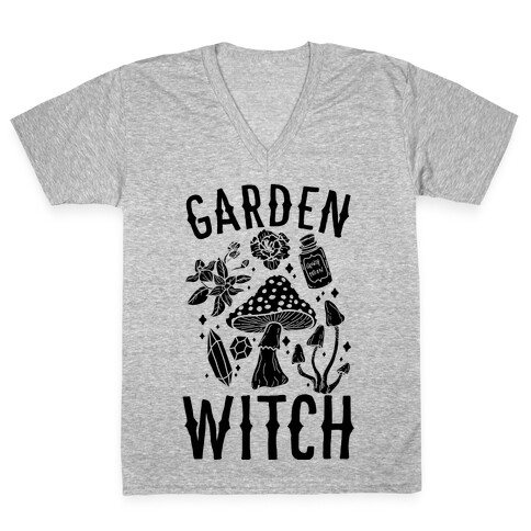 Garden Witch V-Neck Tee Shirt