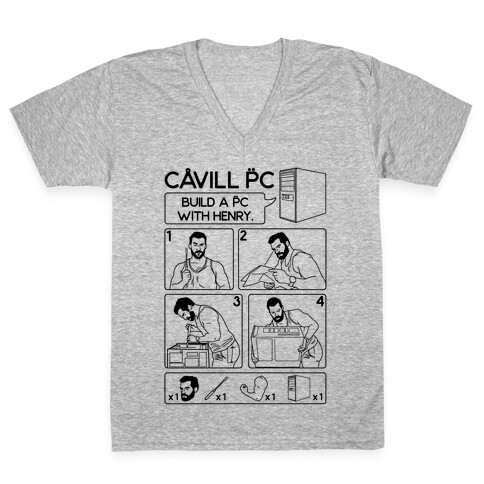 Cavill PC Parody V-Neck Tee Shirt