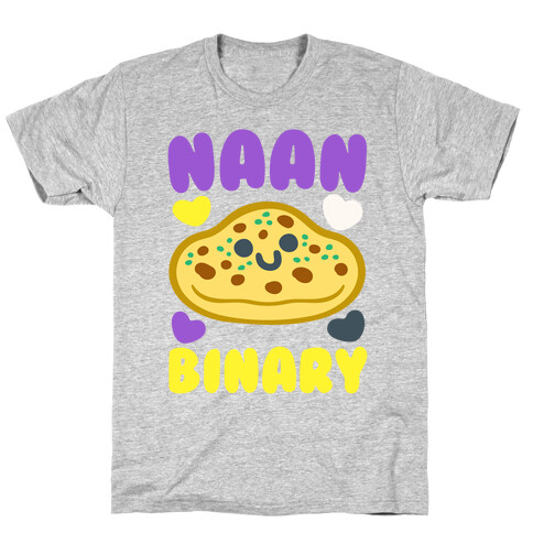 Naan Binary White Print T-Shirt