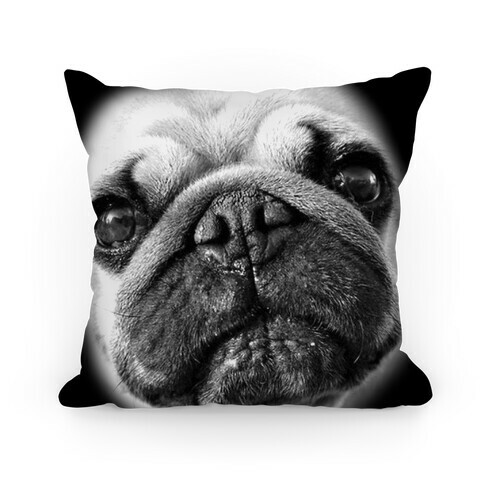 Pug Face Pillow