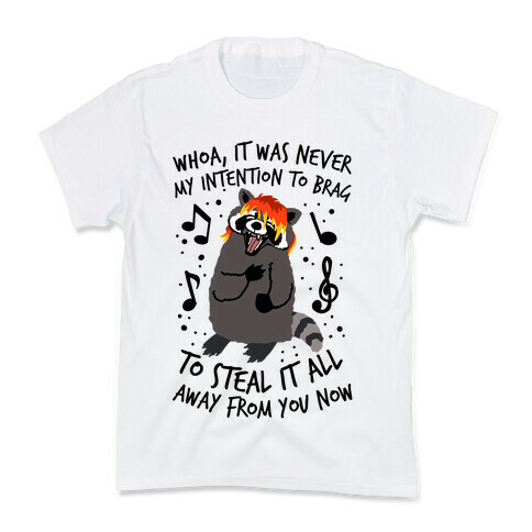 Misery Business Emo Raccoon Parody Kids T-Shirt