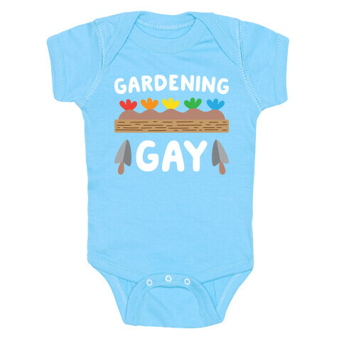 Gardening Gay Baby One-Piece