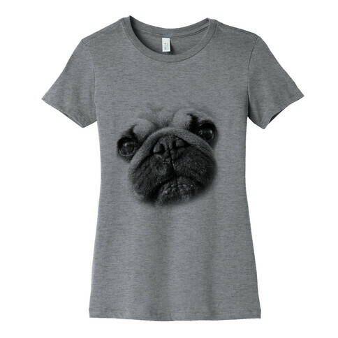 Pug Face Womens T-Shirt