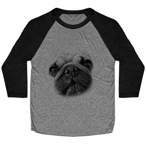 Pug Face Baseball Tee