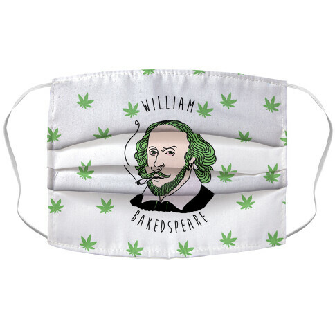 William Bakedspeare  Accordion Face Mask