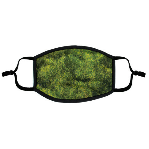 Artistic Moss Flat Face Mask