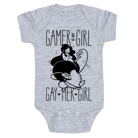Gamer Girl Gay Mer Girl Baby One-Piece