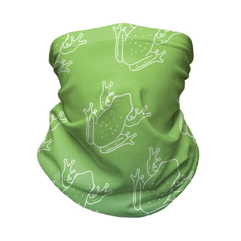 Froggy Green Gradient Neck Gaiter