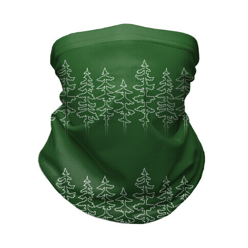 Evergreen Pines Gradient Neck Gaiter