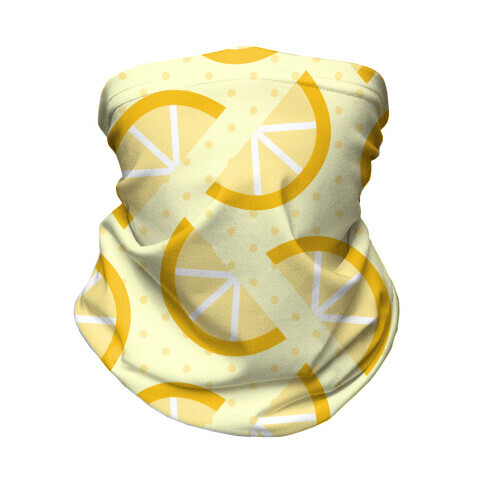 Lemon Slices Pattern Neck Gaiter