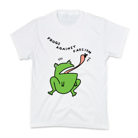 Frogs Against Fascism Kids T-Shirt