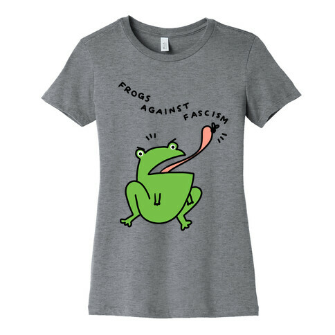 Frogs Against Fascism Womens T-Shirt