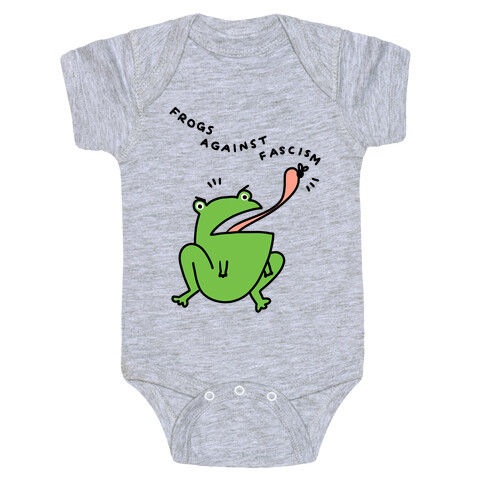 Frogs Against Fascism Baby One-Piece
