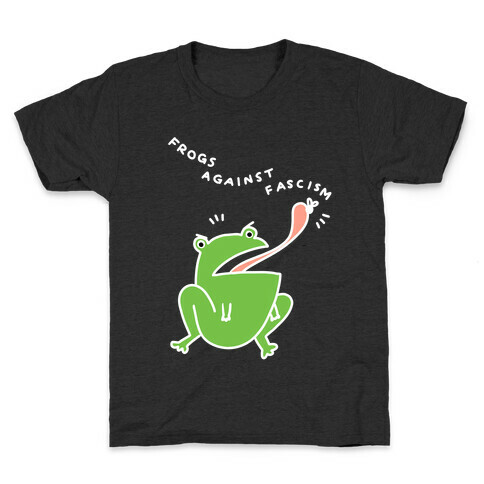 Frogs Against Fascism Kids T-Shirt