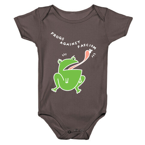 Frogs Against Fascism Baby One-Piece