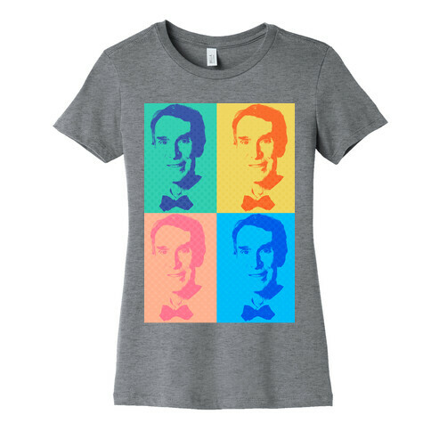 Pop Art Bill Nye Womens T-Shirt