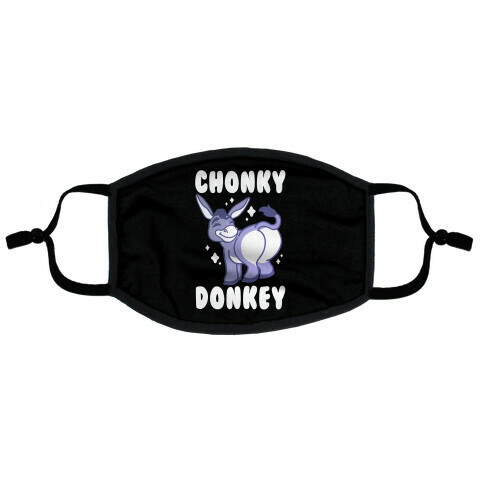 Chonky Donkey Flat Face Mask