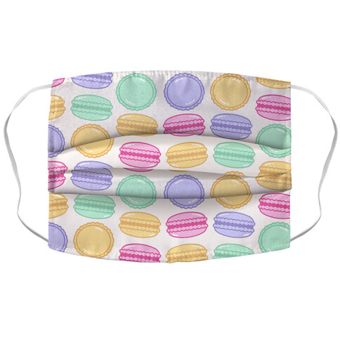 Macaron Pattern Accordion Face Mask