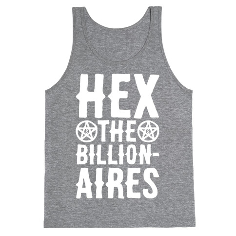 Hex The Billionaires White Print Tank Top