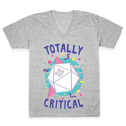 Totally Critical V-Neck Tee Shirt
