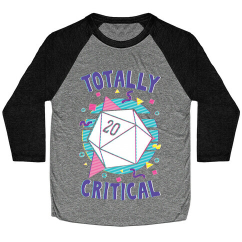 Totally Critical Baseball Tee