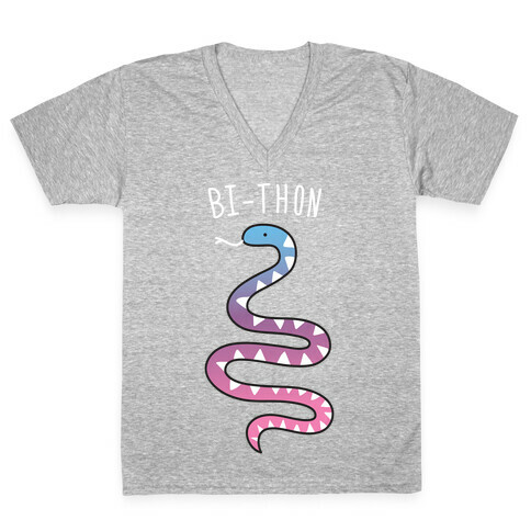 Bi-thon Bi Python V-Neck Tee Shirt