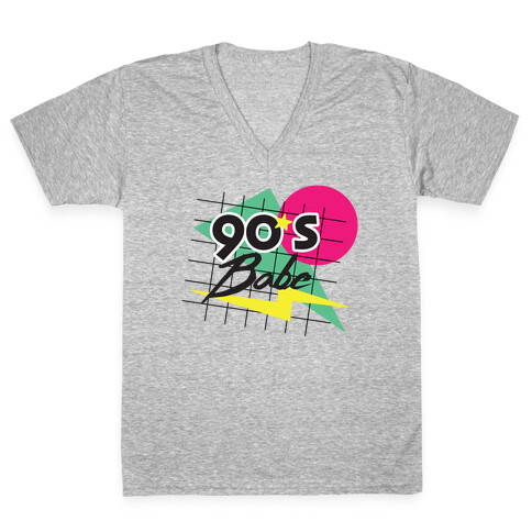 90's Babe V-Neck Tee Shirt