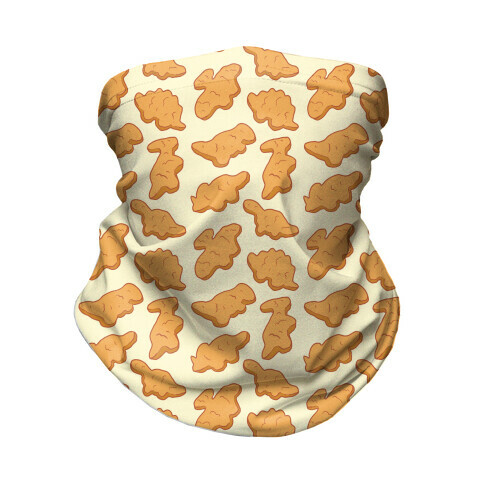 Dino Nuggies Pattern Neck Gaiter