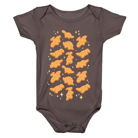 Dino Nuggies Pattern Baby One-Piece