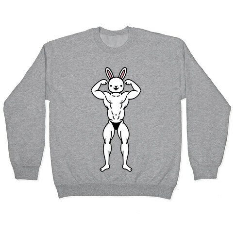 Buff Bunny Hooded Sweatshirts | LookHUMAN